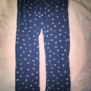 Navy Paw Print Lounge Pants